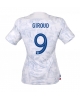 Frankrike Olivier Giroud #9 Bortatröja Kvinnor VM 2022 Kortärmad