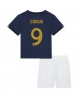 Frankrike Olivier Giroud #9 Hemmatröja Barn VM 2022 Kortärmad (+ Korta byxor)