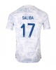 Frankrike William Saliba #17 Bortatröja Män VM 2022 Kortärmad