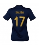 Frankrike William Saliba #17 Hemmatröja Kvinnor VM 2022 Kortärmad