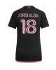 Inter Miami Jordi Alba #18 Bortatröja Kvinnor 2023-24 Kortärmad