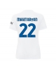 Inter Milan Henrikh Mkhitaryan #22 Bortatröja Kvinnor 2023-24 Kortärmad
