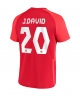 Kanada Jonathan David #20 Hemmatröja Män VM 2022 Kortärmad