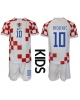 Kroatien Luka Modric #10 Hemmatröja Barn VM 2022 Kortärmad (+ Korta byxor)