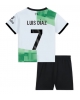 Liverpool Luis Diaz #7 Bortatröja Barn 2023-24 Kortärmad (+ Korta byxor)