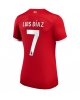 Liverpool Luis Diaz #7 Hemmatröja Kvinnor 2023-24 Kortärmad