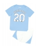 Manchester City Bernardo Silva #20 Hemmatröja Barn 2023-24 Kortärmad (+ Korta byxor)