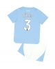 Manchester City Ruben Dias #3 Hemmatröja Barn 2023-24 Kortärmad (+ Korta byxor)