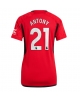 Manchester United Antony #21 Hemmatröja Kvinnor 2023-24 Kortärmad