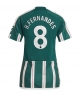 Manchester United Bruno Fernandes #8 Bortatröja Kvinnor 2023-24 Kortärmad