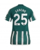Manchester United Jadon Sancho #25 Bortatröja Kvinnor 2023-24 Kortärmad