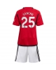 Manchester United Jadon Sancho #25 Hemmatröja Barn 2023-24 Kortärmad (+ Korta byxor)