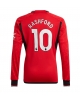 Manchester United Marcus Rashford #10 Hemmatröja 2023-24 Långärmad