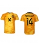 Nederländerna Davy Klaassen #14 Hemmatröja Män VM 2022 Kortärmad