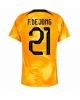 Nederländerna Frenkie de Jong #21 Hemmatröja Män VM 2022 Kortärmad