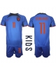 Nederländerna Steven Berghuis #11 Bortatröja Barn VM 2022 Kortärmad (+ Korta byxor)