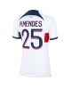 Paris Saint-Germain Nuno Mendes #25 Bortatröja Kvinnor 2023-24 Kortärmad