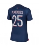 Paris Saint-Germain Nuno Mendes #25 Hemmatröja Kvinnor 2023-24 Kortärmad