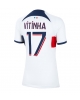 Paris Saint-Germain Vitinha Ferreira #17 Bortatröja Kvinnor 2023-24 Kortärmad