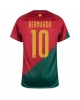 Portugal Bernardo Silva #10 Hemmatröja Män VM 2022 Kortärmad