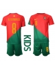 Portugal Bruno Fernandes #8 Hemmatröja Barn VM 2022 Kortärmad (+ Korta byxor)
