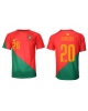 Portugal Joao Cancelo #20 Hemmatröja Män VM 2022 Kortärmad