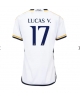 Real Madrid Lucas Vazquez #17 Hemmatröja Kvinnor 2023-24 Kortärmad