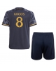 Real Madrid Toni Kroos #8 Bortatröja Barn 2023-24 Kortärmad (+ Korta byxor)