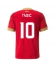 Serbien Dusan Tadic #10 Hemmatröja Män VM 2022 Kortärmad
