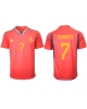 Spanien Alvaro Morata #7 Hemmatröja Män VM 2022 Kortärmad