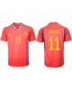 Spanien Ferran Torres #11 Hemmatröja Män VM 2022 Kortärmad