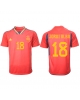 Spanien Jordi Alba #18 Hemmatröja Män VM 2022 Kortärmad