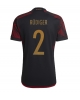 Tyskland Antonio Rudiger #2 Bortatröja Män VM 2022 Kortärmad