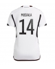 Tyskland Jamal Musiala #14 Hemmatröja Kvinnor VM 2022 Kortärmad