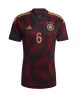 Tyskland Joshua Kimmich #6 Bortatröja Män VM 2022 Kortärmad