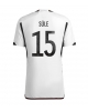 Tyskland Niklas Sule #15 Hemmatröja Män VM 2022 Kortärmad