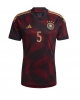 Tyskland Thilo Kehrer #5 Bortatröja Män VM 2022 Kortärmad