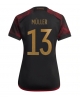 Tyskland Thomas Muller #13 Bortatröja Kvinnor VM 2022 Kortärmad