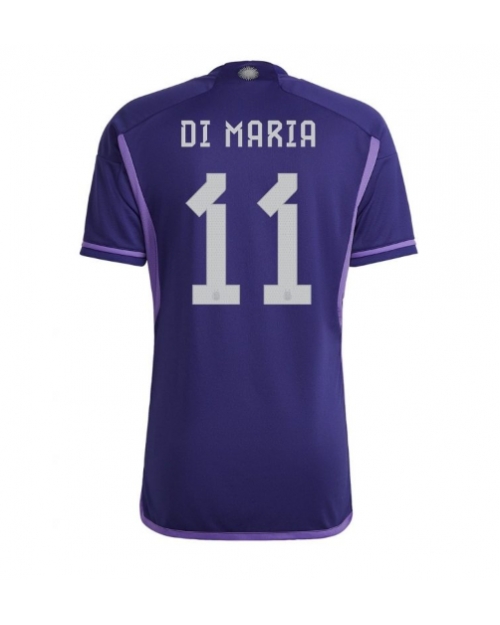 Argentina Angel Di Maria #11 Bortatröja Män VM 2022 Kortärmad