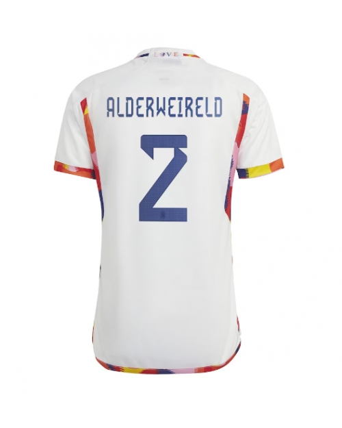 Belgien Toby Alderweireld #2 Bortatröja Män VM 2022 Kortärmad