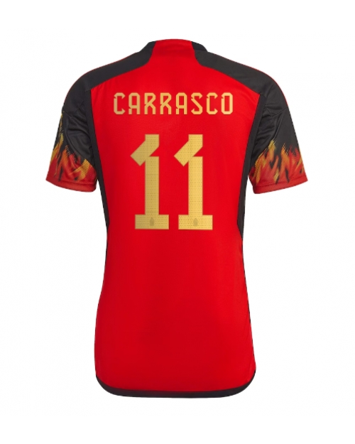 Belgien Yannick Carrasco #11 Hemmatröja Män VM 2022 Kortärmad