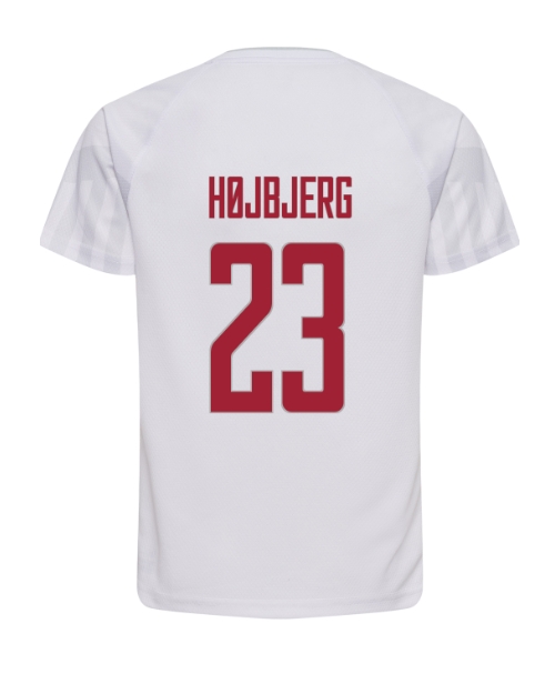 Danmark Pierre-Emile Hojbjerg #23 Bortatröja Män VM 2022 Kortärmad