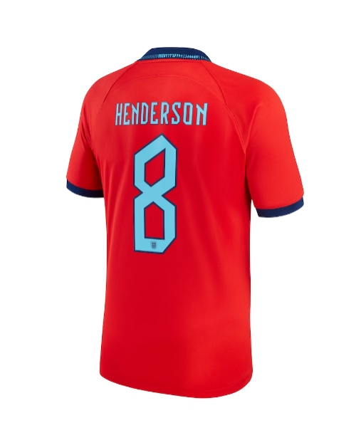 England Jordan Henderson #8 Bortatröja Män VM 2022 Kortärmad