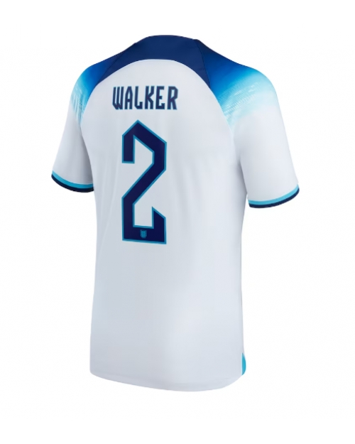 England Kyle Walker #2 Hemmatröja Män VM 2022 Kortärmad