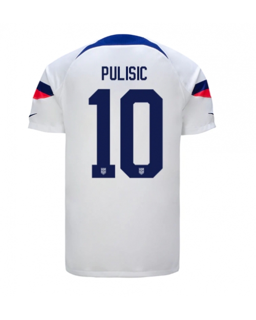 Förenta staterna Christian Pulisic #10 Hemmatröja Män VM 2022 Kortärmad