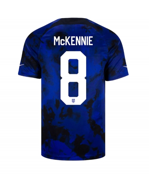Förenta staterna Weston McKennie #8 Bortatröja Män VM 2022 Kortärmad