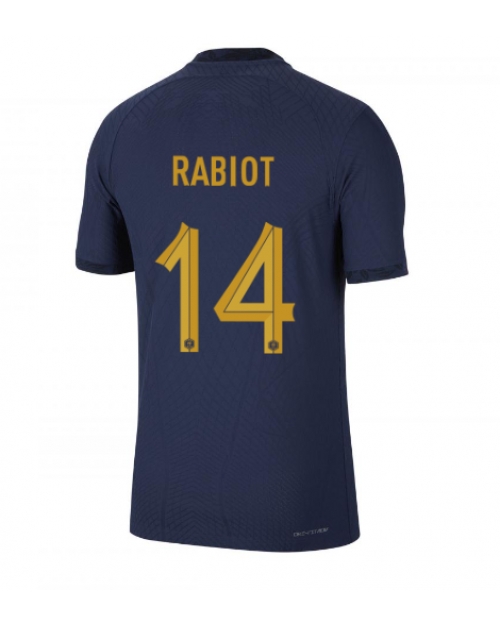 Frankrike Adrien Rabiot #14 Hemmatröja Män VM 2022 Kortärmad