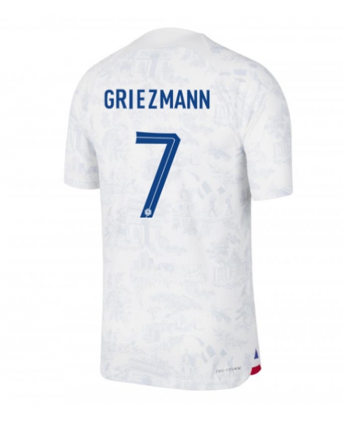 Frankrike Antoine Griezmann #7 Bortatröja Män VM 2022 Kortärmad