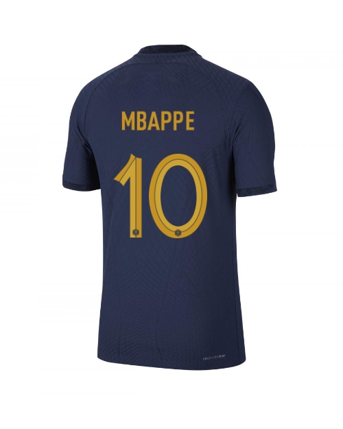 Frankrike Kylian Mbappe #10 Hemmatröja Män VM 2022 Kortärmad