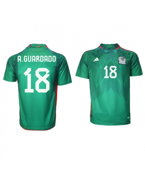 Mexiko Andres Guardado #18 Hemmatröja Män VM 2022 Kortärmad